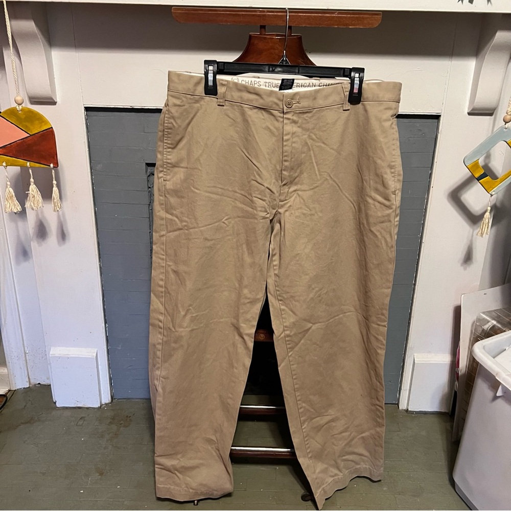 Chaps Men's Khaki Chinos
